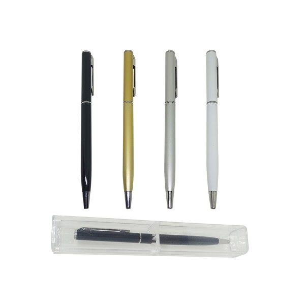 WIMT083 Slim Metal Pen with Acrylic Box