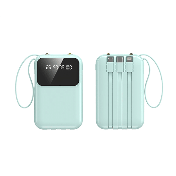 ITPB092 – 10000mAh – 4 X BUILT IN CABLE POWERBANK